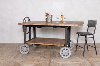 industrial kitchen island