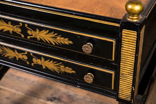 two drawer vintage bedside table