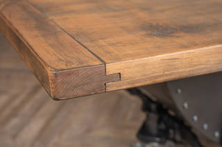 upcycled vintage bar and restaurant table