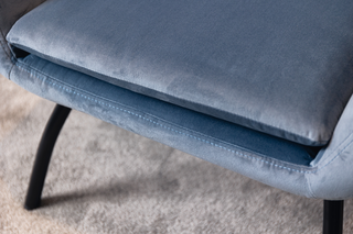 velvet accent chair