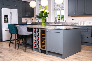 Bronte velvet bar stools