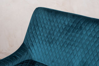 velvet bench with back