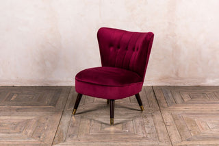velvet chair