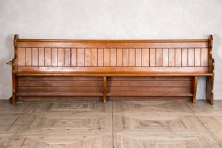 Victorian Church Pew Settle