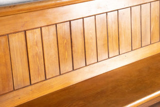 Victorian Church Pew Settle