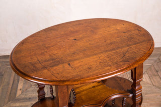 victorian dark wood table