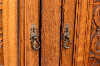 large-victorian-greenman-bookcase-handles