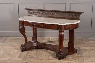 Victorian Mahogany and Marble Washstand