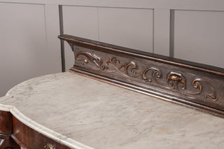 Victorian Mahogany and Marble Washstand