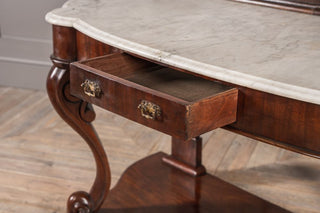 Victorian Mahogany and Marble Washstand
