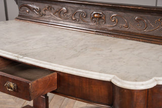 Victorian Mahogany and Marble Washstand