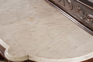 Victorian Mahogany and Marble Washstand