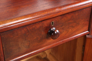 Victorian Mahogany Console Table Cupboard