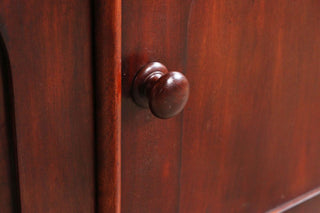 Victorian Mahogany Console Table Cupboard