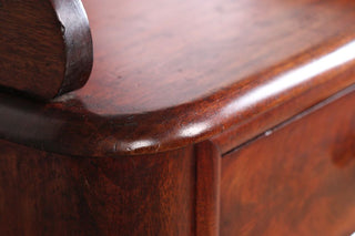 Victorian Mahogany Console Table Cupboard