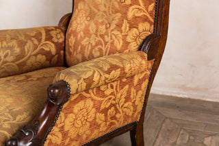 victorian upholstered chair