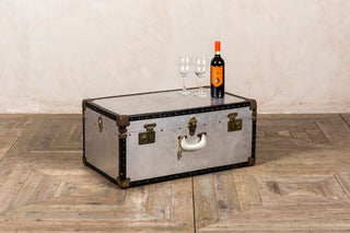 vintage aluminium chest