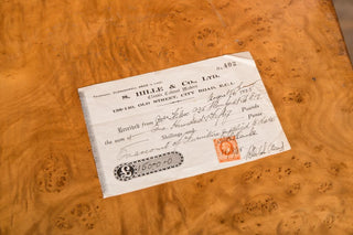 vintage art deco bedroom suite original receipt