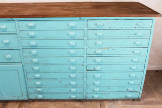vintage bank of drawers
