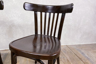 Vintage Bentwood Chairs - Dark