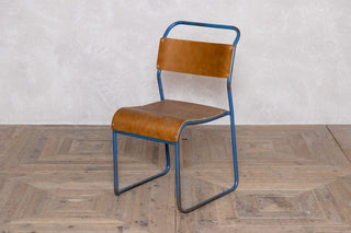vintage-blue-stacking-chair
