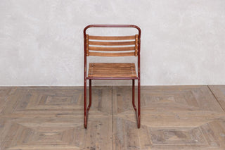 vintage-burgundy-stacking-chair-rear