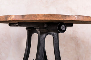 vintage cast iron base table