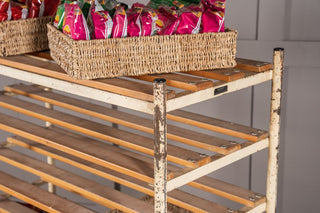 1940s Vintage Bakers Rack Shelving Unit
