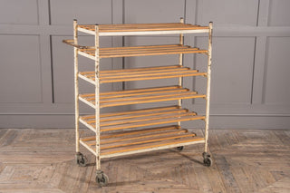 1940s Vintage Bakers Rack Shelving Unit