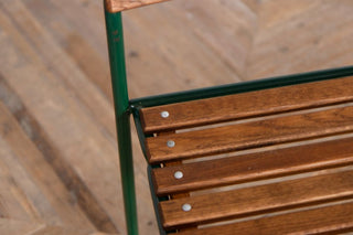 Vintage Cox Dark Green Stacking Chairs