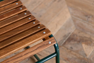 Vintage Cox Dark Green Stacking Chairs