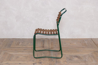 Vintage Cox Dark Green Stacking Chairs