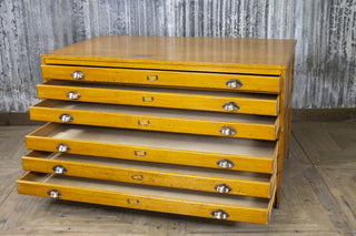 Oak Plan Chest of Drawers