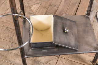 vintage chrome cabinet