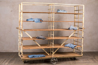 vintage clothes rail