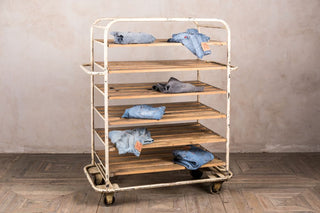 vintage clothes rail