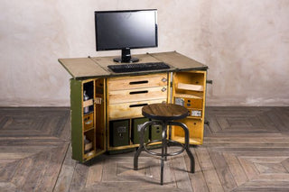 vintage computer desk