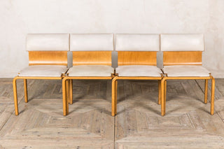 Vintage Interlocking Dancer & Hearne Wooden Chairs