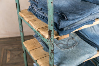vintage display shelving