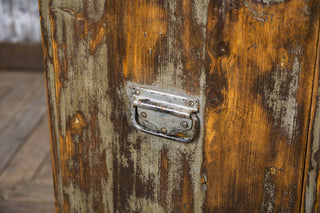 vintage distressed cabinet