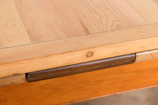 Victorian Farmhouse Vintage Pine Extending Table