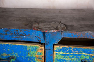 vintage factory sideboard