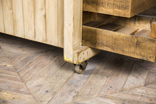 vintage factory workbench