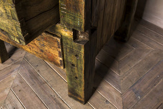 vintage factory workbench