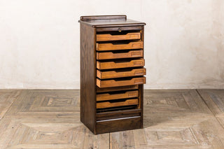 vintage filing drawers