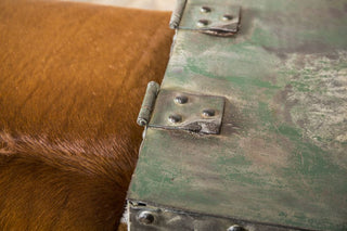 vintage galvanised storage bin
