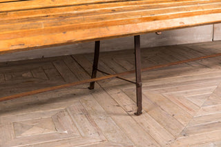 vintage garden bench