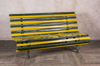 vintage garden bench
