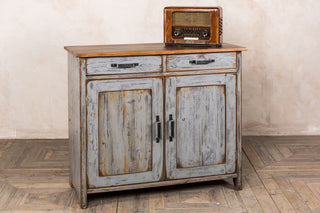 vintage grey cabinet