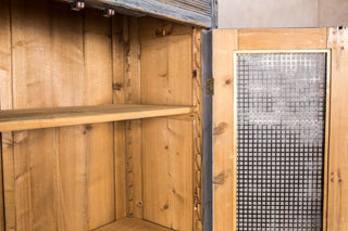 vintage grey cupboard